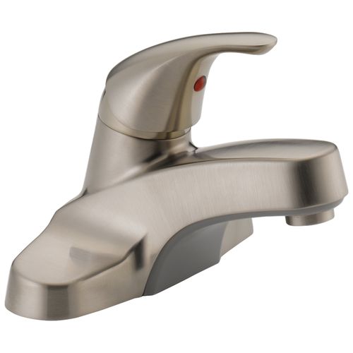 Main product image of Core Single Handle Bathroom Faucet, 3-Hole 4" Installation (Brushed Nickel), P136LF-BN