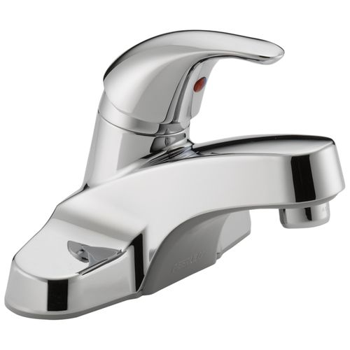 Main product image of Core Single Handle Bathroom Faucet, 3-Hole 4" Installation w/ Metal Pop-Up Drain (Chrome), P136LF-M