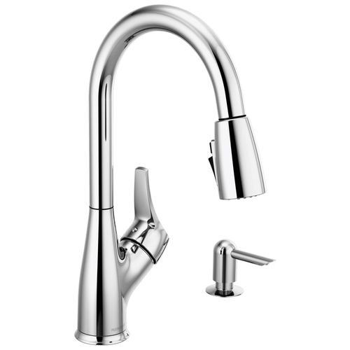 Main product image of Apex Single Handle Pull Down Kitchen Faucet (Chrome)
