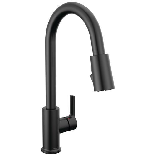 Main product image of Flute Single Handle Pulldown Kitchen Faucet (Matte Black), P7912LF-BL