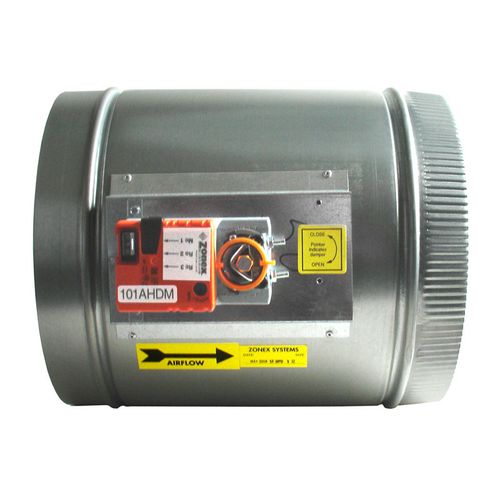 Main product image of 10" Elec Bypass Round Damper, STMPD10