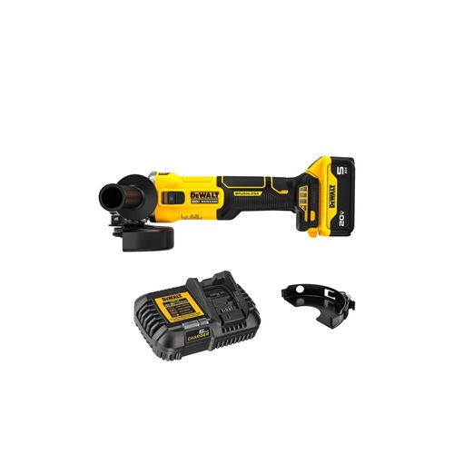 Main product image of 4-1/2" 20V MAX Brushless Cordless Slide-Switch Grinder Kit, DCG407P1