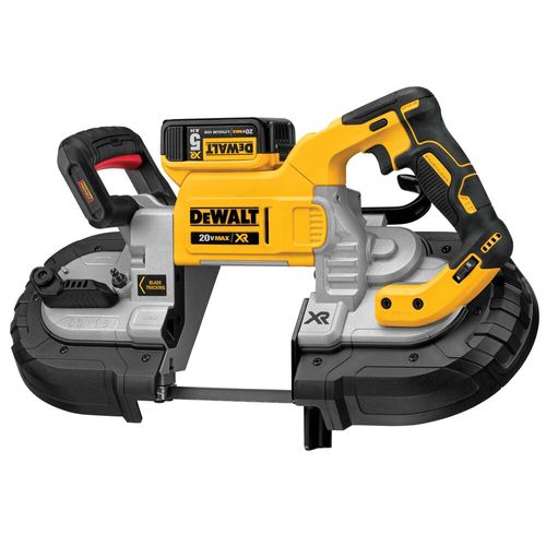 Main product image of 5" 20V Max Dual Switch Band Saw Kit with (2) Batteries 5Ah, DCS376P2