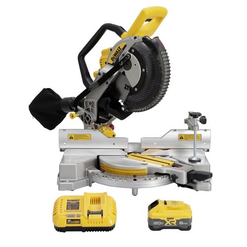 Main product image of 10" 20V Max XR Double Bevel Fixed Miter Saw Kit, DCS714WW1