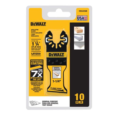 Main product image of 1-1/4" General Purpose Plungepoint Blade (10 PK), DWA4258B