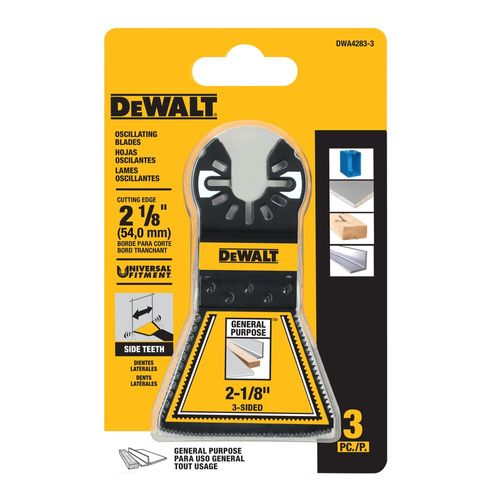 Main product image of 2-1/8"  3-Sided General Purpose Oscillating Blade (3 PK), DWA4283-3