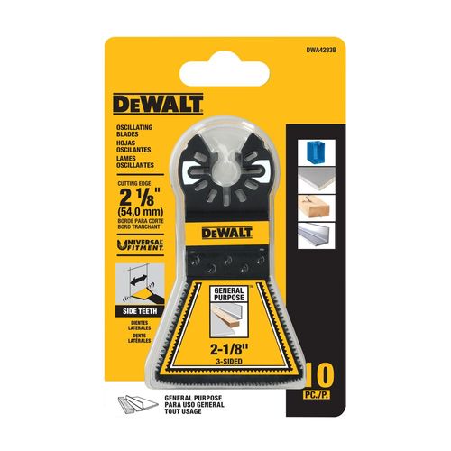 Main product image of 2-1/8"  3-Sided General Purpose Oscillating Blade (10 PK), DWA4283B