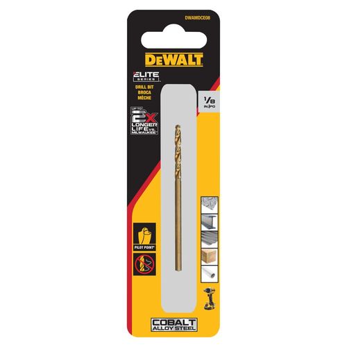 Main product image of Elite Series 1/8" Cobalt Pilot Point Drill Bit, DWAMDCE08