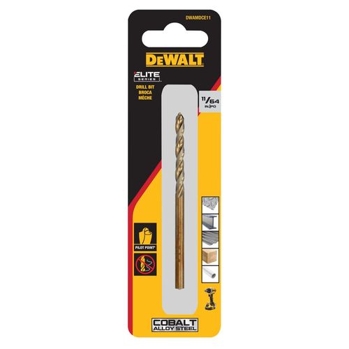 Main product image of Elite Series 11/64" Cobalt Pilot Point Drill Bit, DWAMDCE11