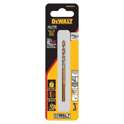 Main product image of Elite Series 13/64" Cobalt Pilot Point Drill Bit, DWAMDCE13