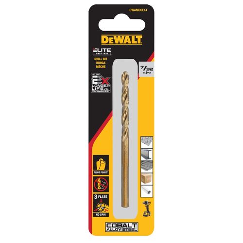 Main product image of Elite Series 7/32" Cobalt Pilot Point Drill Bit, DWAMDCE14