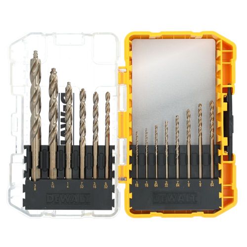 Main product image of Elite Series Cobalt Pilot Point Drill Bit Set (14 pc), DWAMDCE14SET