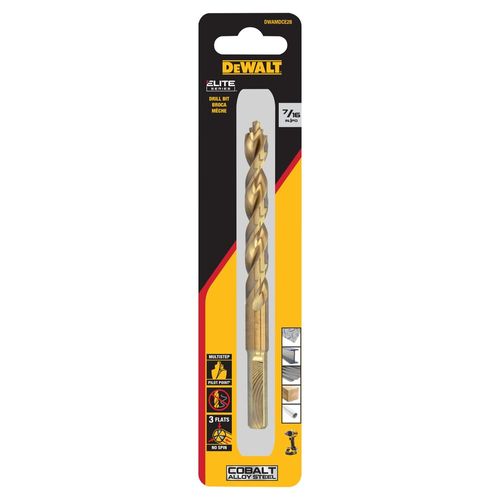 Main product image of Elite Series 7/16" Cobalt Multi-Step Pilot Point Drill Bit, DWAMDCE28