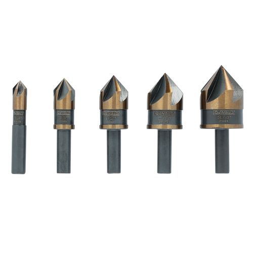 Main product image of 5-Piece Metal Countersink Drill Bit Set, DWAMDB5SETCS