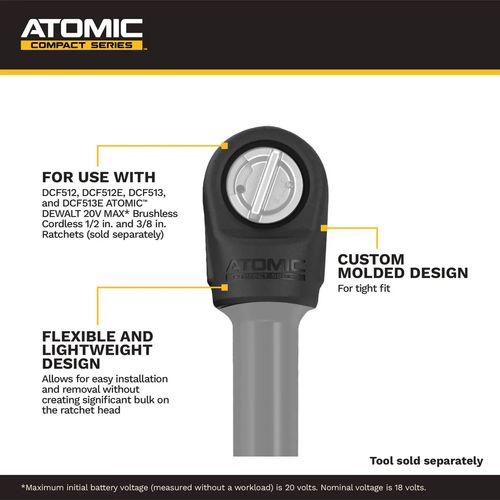 Main product image of Protective Boot for DCF512, DCF512E, DCF513, and DCF513E Impact Drivers, PB512-13B