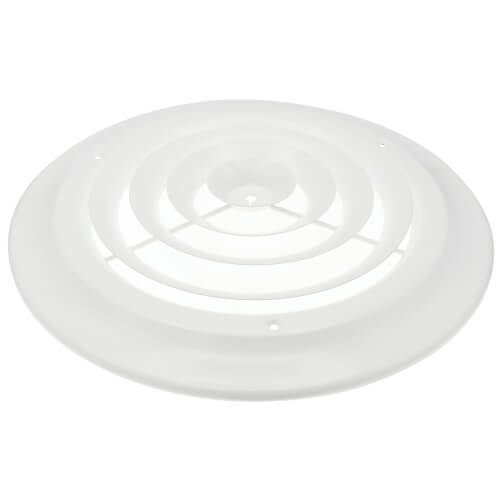 10" (Wall Opening Size) Round Ceiling Diffuser (White)
