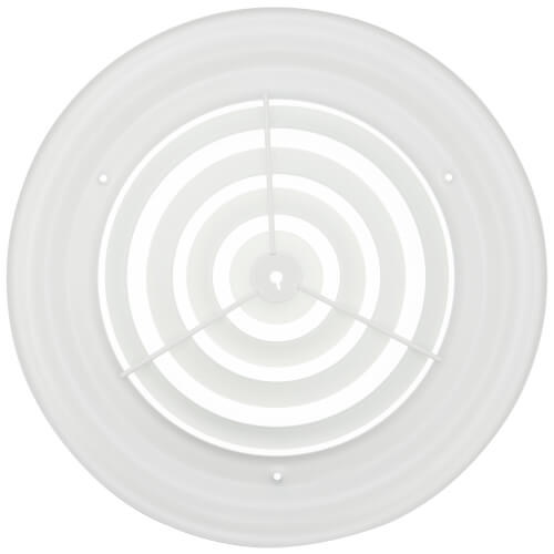 10" (Wall Opening Size) Round Ceiling Diffuser (White)