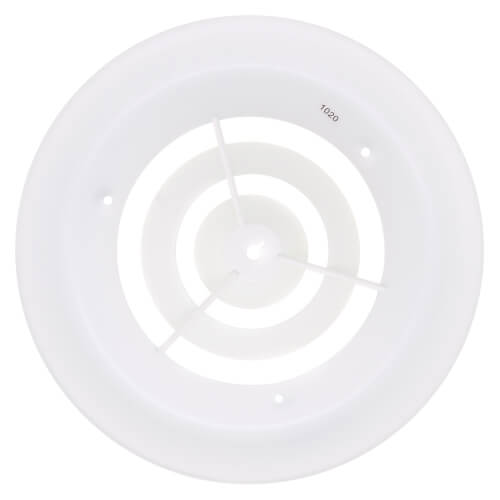 6" (Wall Opening Size) Round Ceiling Diffuser (White)