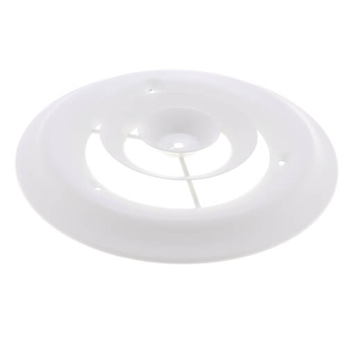 6" (Wall Opening Size) Round Ceiling Diffuser (White)