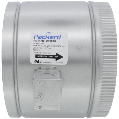 Main product image of 10" Duct Booster Fan (315 CFM, 120V)