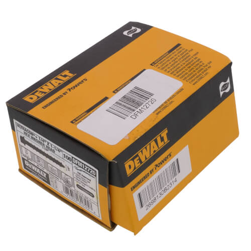 Main product image of 1/4" x 1-1/4" UltraCon Hex Washer Head Screws, Blue (Box of 100)