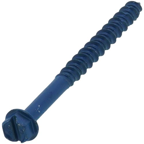 Main product image of 1/4" x 2-3/4" UltraCon Hex Washer Head Screws, Blue (Box of 100)