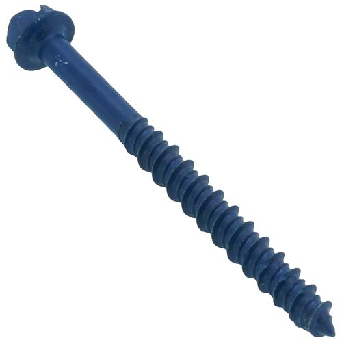 Main product image of 1/4" x 2-3/4" UltraCon Hex Washer Head Screws, Blue (Box of 100)