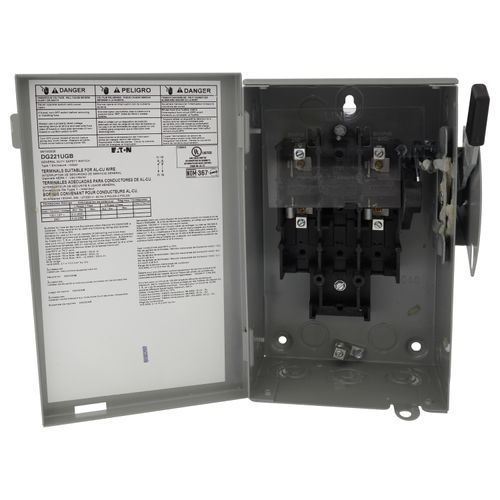 Main product image of General Duty Safety Switch, 2-Pole, Non-Fusible, NEMA 1 (30A, 240V)