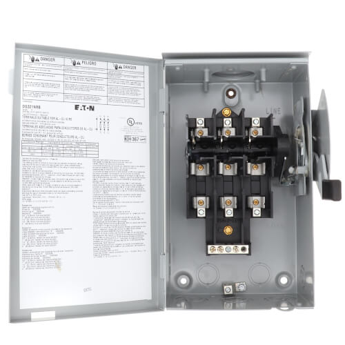DG321NRB DiversiTech DG321NRB Three Phase Fusible Disconnect Switch