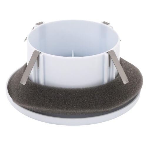 DG Series Plastic Designer Exhaust Grille w/ Metal Mounting Collar for 4" Duct
