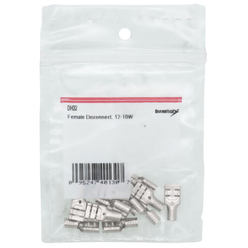 Main product image of High Temperature Female Disconnect, 12-10 AWG (Pack of 13)