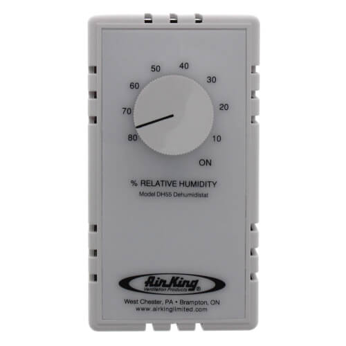 DH55 Air King DH55 DH55 Rotary Dial Dehumidistat Control