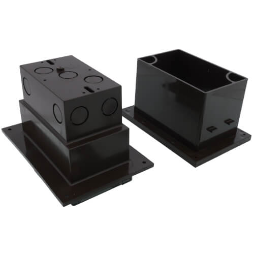 Main product image of Low Profile Weatherproof InBox w/ Adapter Sleeve for New Brick Construction, Clear Cover