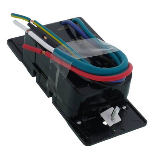 DHD051LW Leviton DHD051LW Decora InWall Humidity Sensor & Fan Control w/ Light Switch, 2A