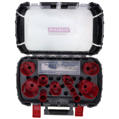 DHS14SGP Diablo Tools DHS14SGP 14 PC BiMetal Hole Saw Set