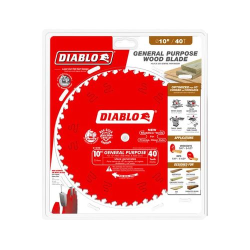 Main product image of 10" x 40-Teeth General Purpose Saw Blade for Wood