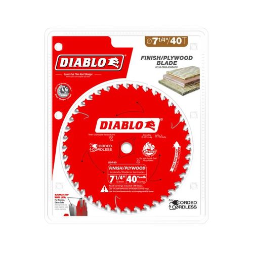 Main product image of 7-1/4" x 40-Teeth Finish Saw Blade for Wood