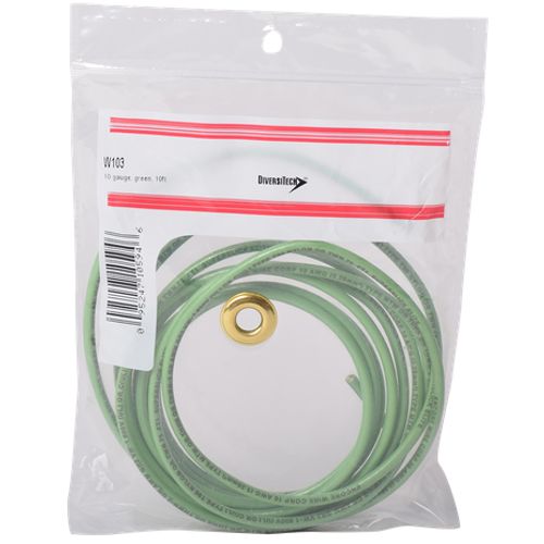 Main product image of Stranded Copper Wire, 10 GA (Green, 10 ft)