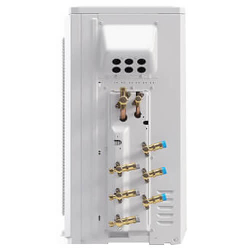 Main product image of DIY 18,000 BTU, R-410A, 21.2 SEER2 Ductless Two Zone Heat Pump Package, 230V w/ 16ft Install Kit (9+9)