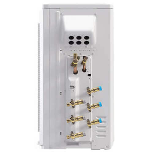 Main product image of DIY 27,000 BTU 22 SEER2 Ductless Three Zone Heat Pump Package, 230V w/ 25ft Install Kit (9+9+12)
