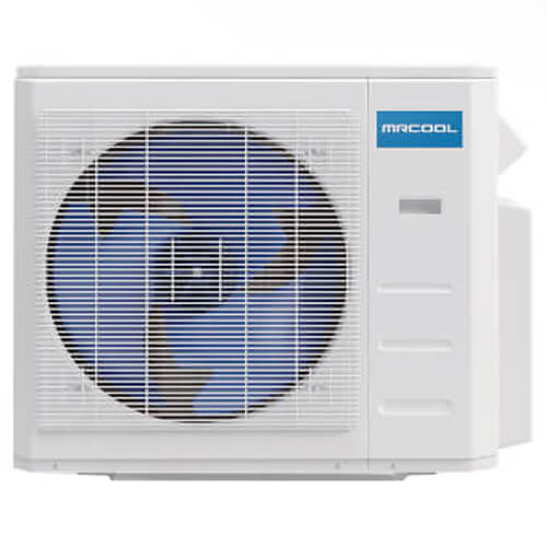 DIY 36,000 BTU, R-410A, 21.5 SEER2 Ductless Four Zone Heat Pump Package, 230V w/ 16ft Install Kit (9+9+9+12)