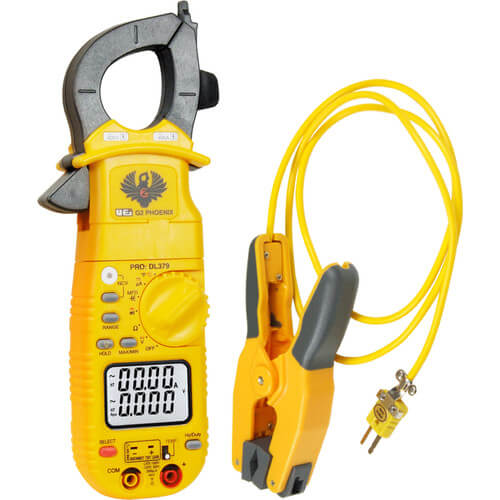 Main product image of DL379, 400A AC/DC Clamp Multimeter with Pipe Clamp (750V)