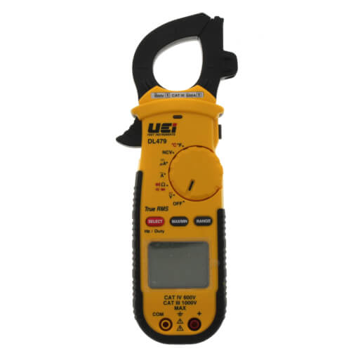 Main product image of DL479, AC 600A True RMS HVAC/R Clamp-On Meter w/ Pipe Clamp (750V)