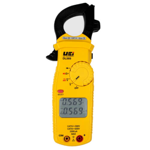 DL569 UEi Test Instruments DL569 400A Dual Display Clamp Meter with