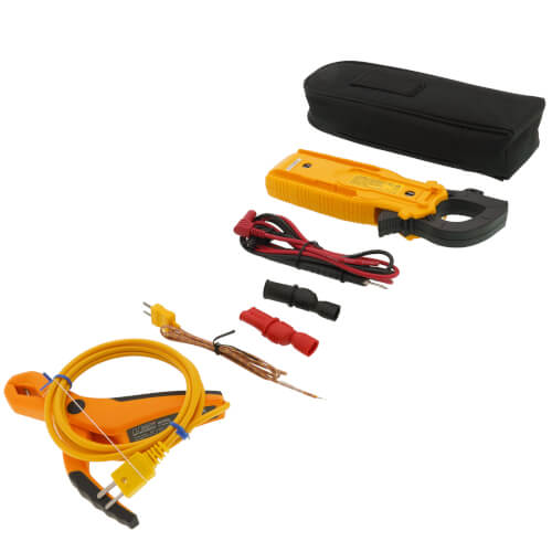 True-RMS Dual Display 600A HVAC/R Clamp Meter w/ Temperature & Capacitance Combo