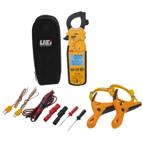 Main product image of True-RMS Dual Display 600A Clamp Meter w/ DC Amps & Differential Temperature Combo