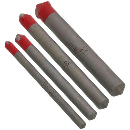 Main product image of 4 Piece Carbide-Tipped Drill Bit Set for Tile & Stone