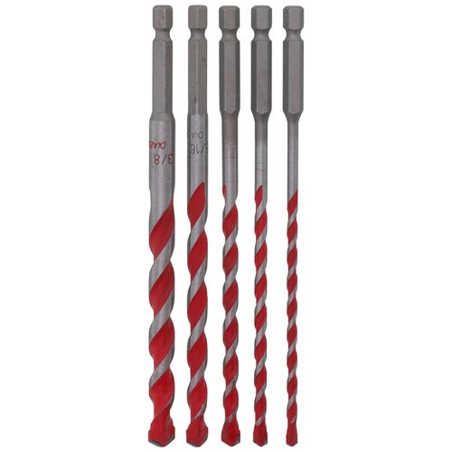 Main product image of 5-Piece SPEEDemon Red Granite Carbide-Tipped Hammer Drill Bit Set