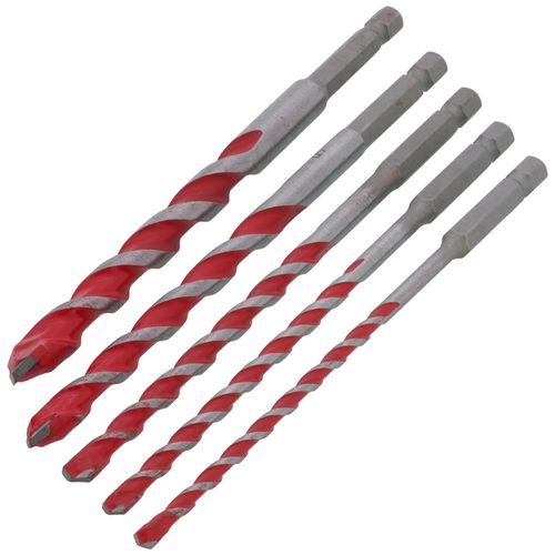Main product image of 5-Piece SPEEDemon Red Granite Carbide-Tipped Hammer Drill Bit Set