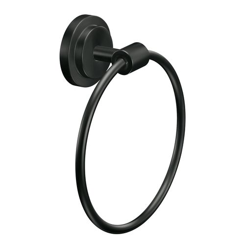 Main product image of Iso Matte Black Towel Ring, DN0786BL